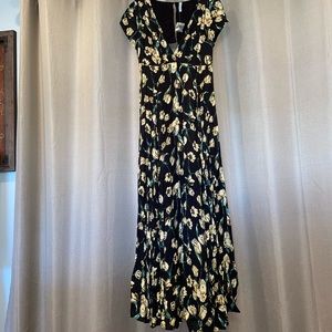 Free People floral maxi dress